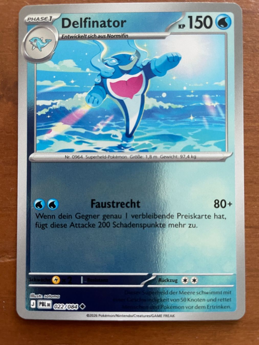 Pokémon Sammelbilder & Trading cards: Pokemon Delfinator Reverse (Versand gratis) – Neu (gemäss Beschreibung) aus Chur von Angerson