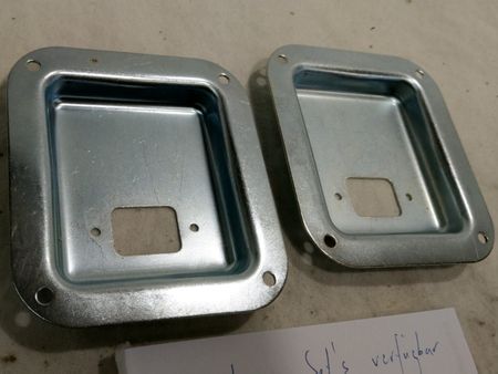 2x Kleine Einbauschale gestanzt (x809)