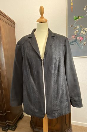 Julietta Jacke Velour schwarz Gr. 42/44