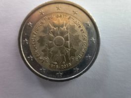 Pièce 2 Euro France, bleuet de France 2018 TBE