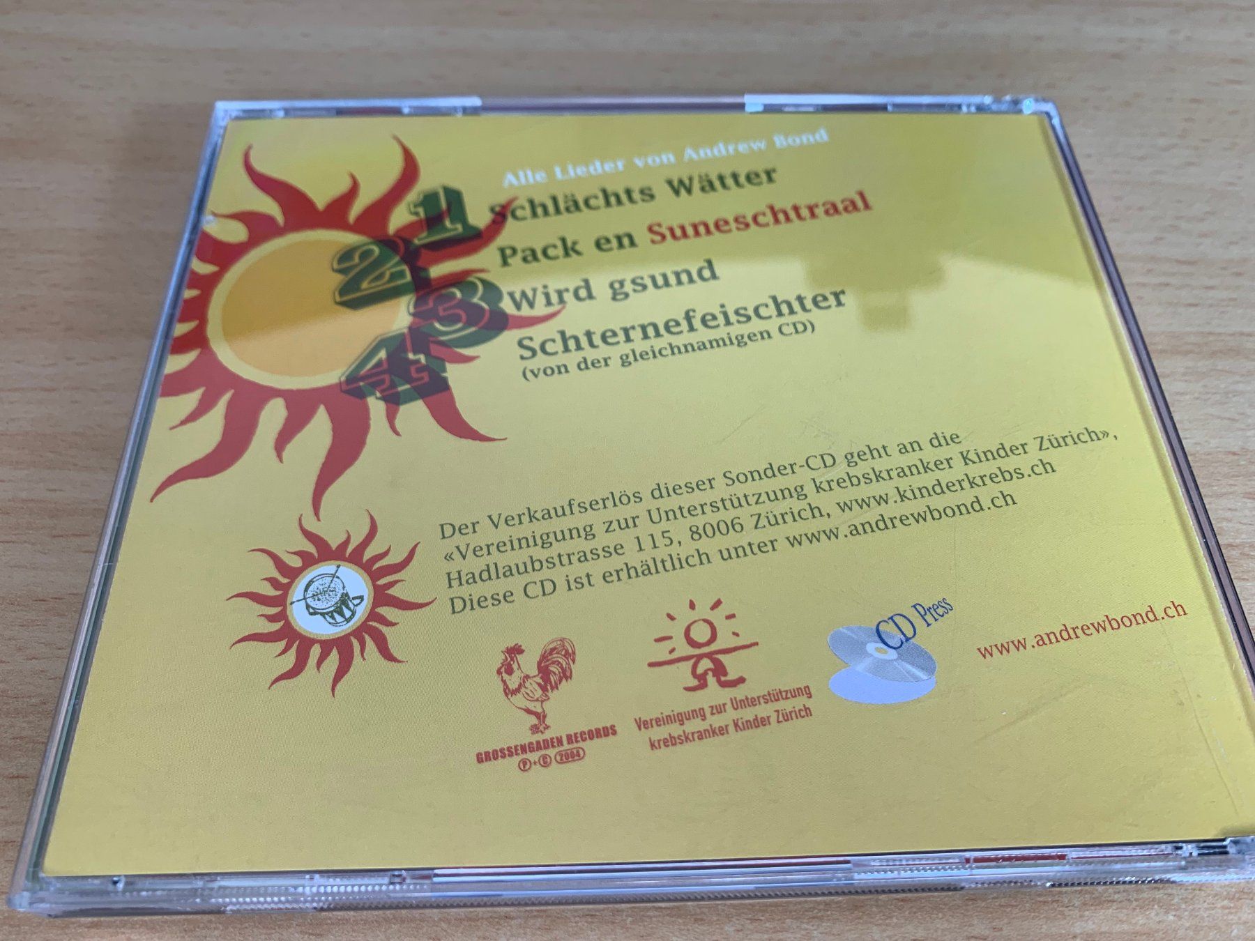 CD: Andrew Bond - Packen Suneschtraal – Usato da Rikon im Tösstal venduto da Alpenmutz 1