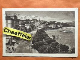 Alte Ansichtskarte1923 Luzern, Schweizerhofquai 