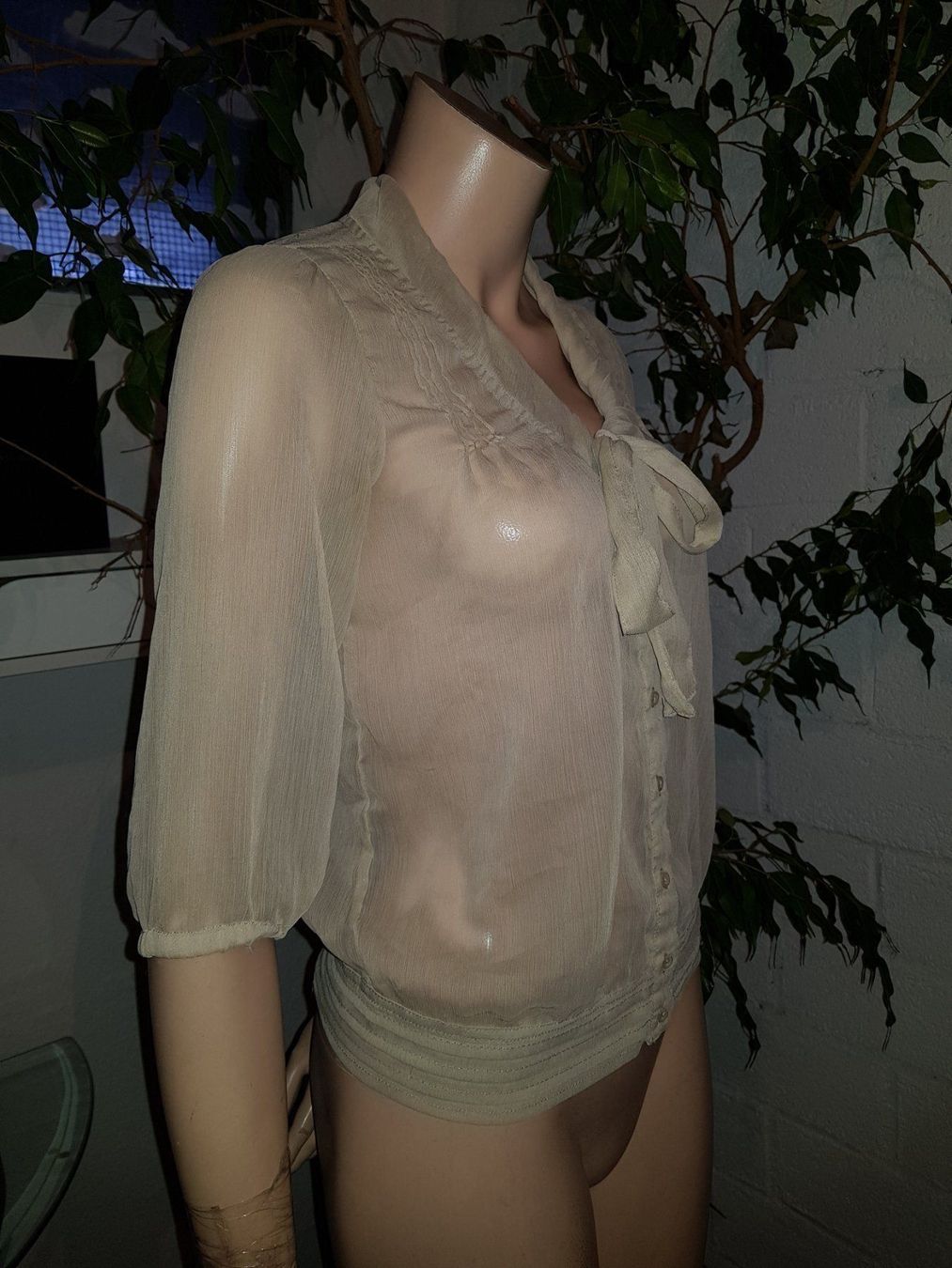 Camicette: PULL & BEAR blouse / Bluse taille / Grosse XS (S EUR) – Usato da Cossonay-ville venduto da Super-Price-Quality 2