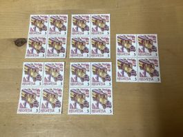 20x Fr. -.05 Briefmarken Frankatur Postbeförderung 86-87