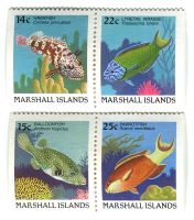Briefmarken "Fische". Marshallinseln