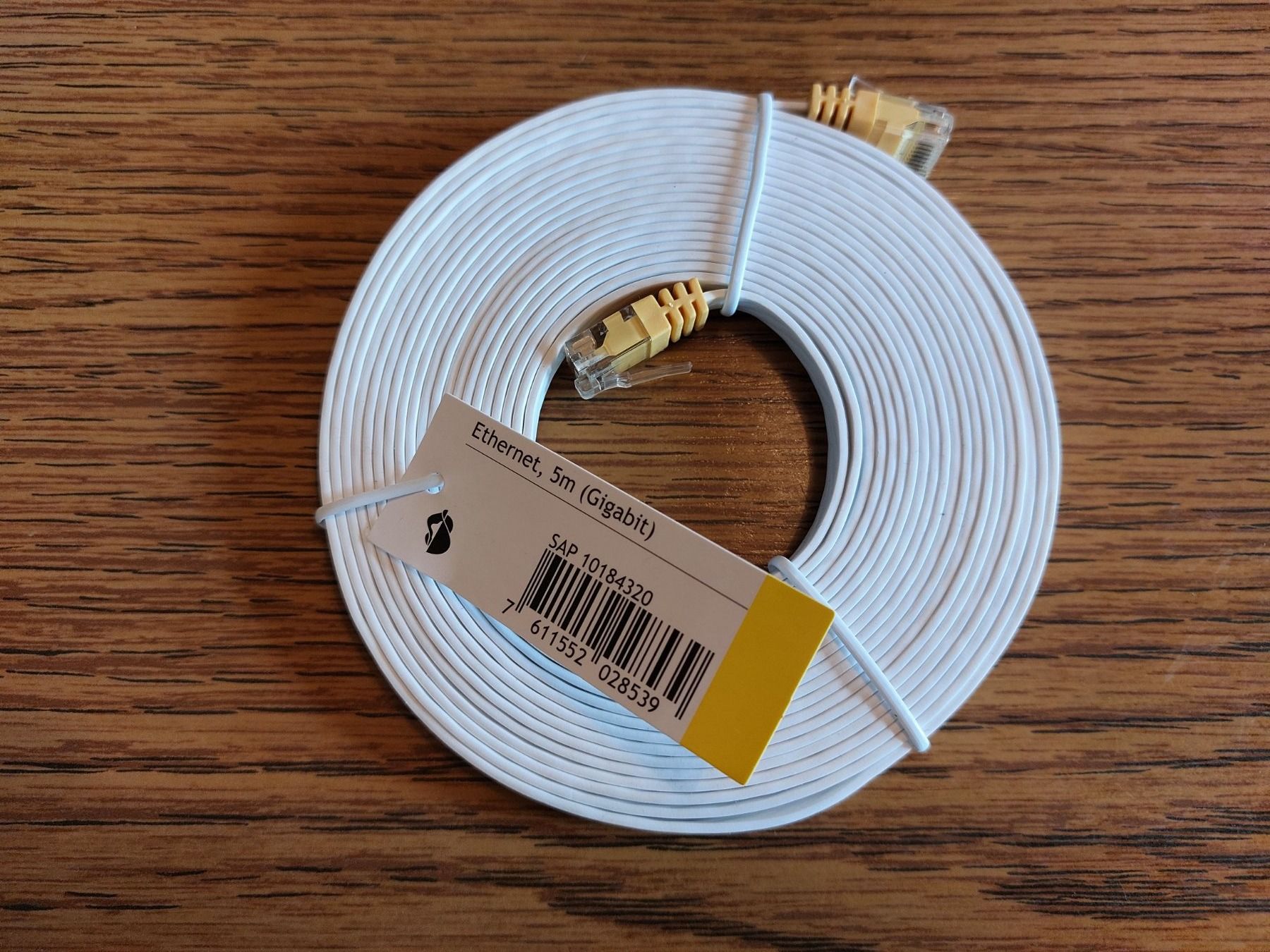 Swisscom Cavi: Ethernet Gigabit Kabel 5 m – Usato da Escholzmatt venduto da Stern777
