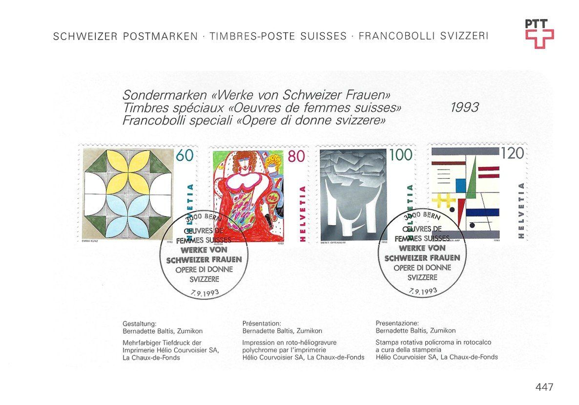 Tutti i francobolli: PTT Sammelblatt SBK 447 mit ET – Usato da Rheinfelden venduto da wil_m7gh