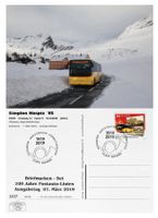 Simplon Hospiz VS Ersttag Briefmarke Postauto IVECO Crossway
