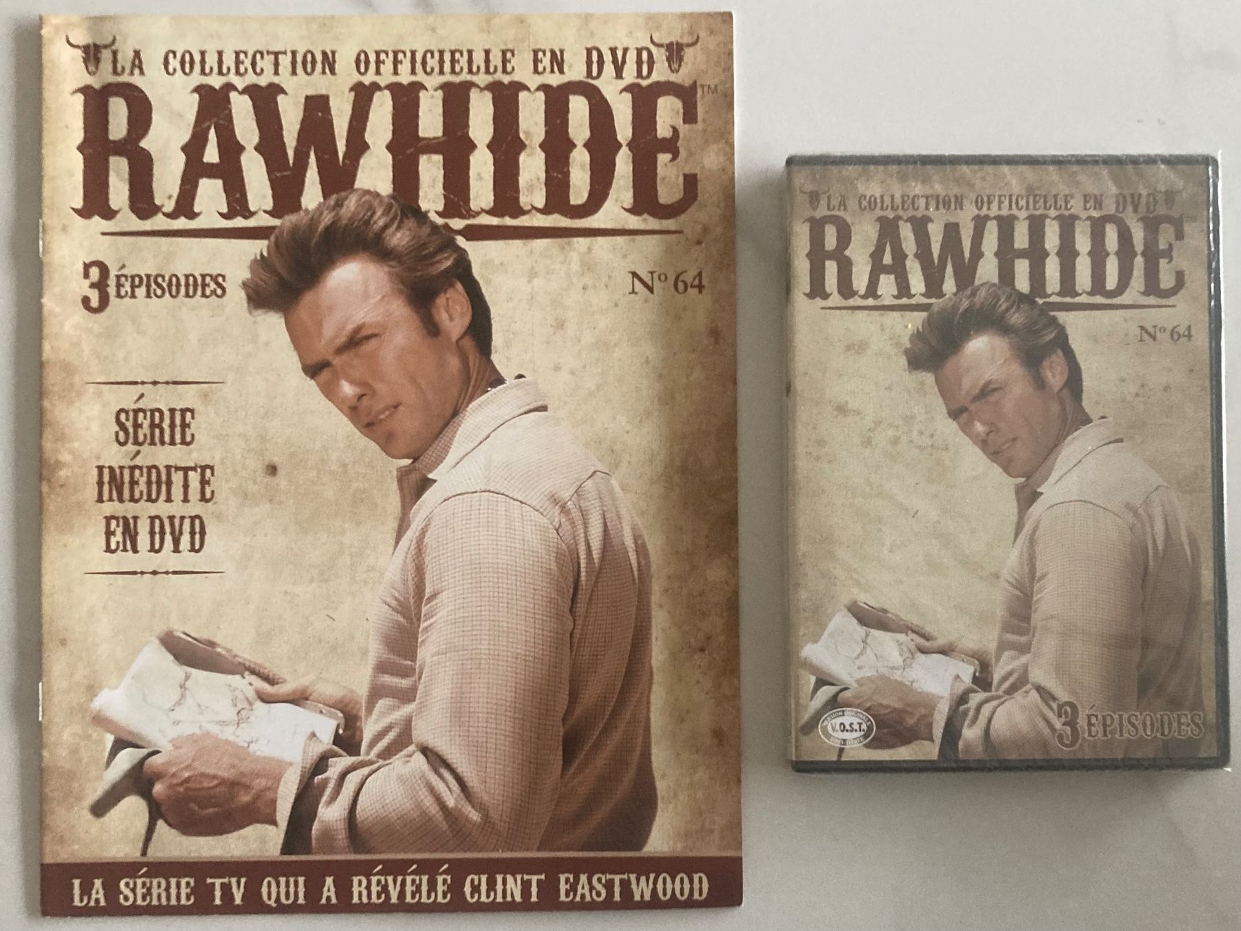Tutti i DVDs: CLINT EASTWOOD - RAWHIDE N°64 – Usato da Poliez-Pittet venduto da Newtown-Records