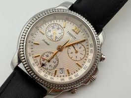 Vintage TISSOT chrono montre homme / Herrenuhr läuft
