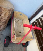 Holzwagen Kinderwagen rot Holz gebraucht