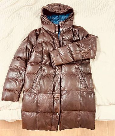 Echtleder Jacke in Braun (Trend), Grösse M/L