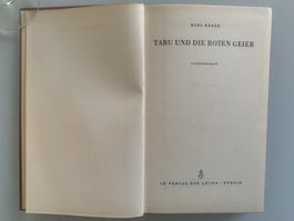 Räber: Tabu und die roten Geier | ARCHE Erstausgabe 1950