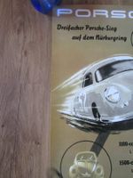 ANTIKES PORSCHE PLAKAT 3FACH SIEG NÜRBURGRING