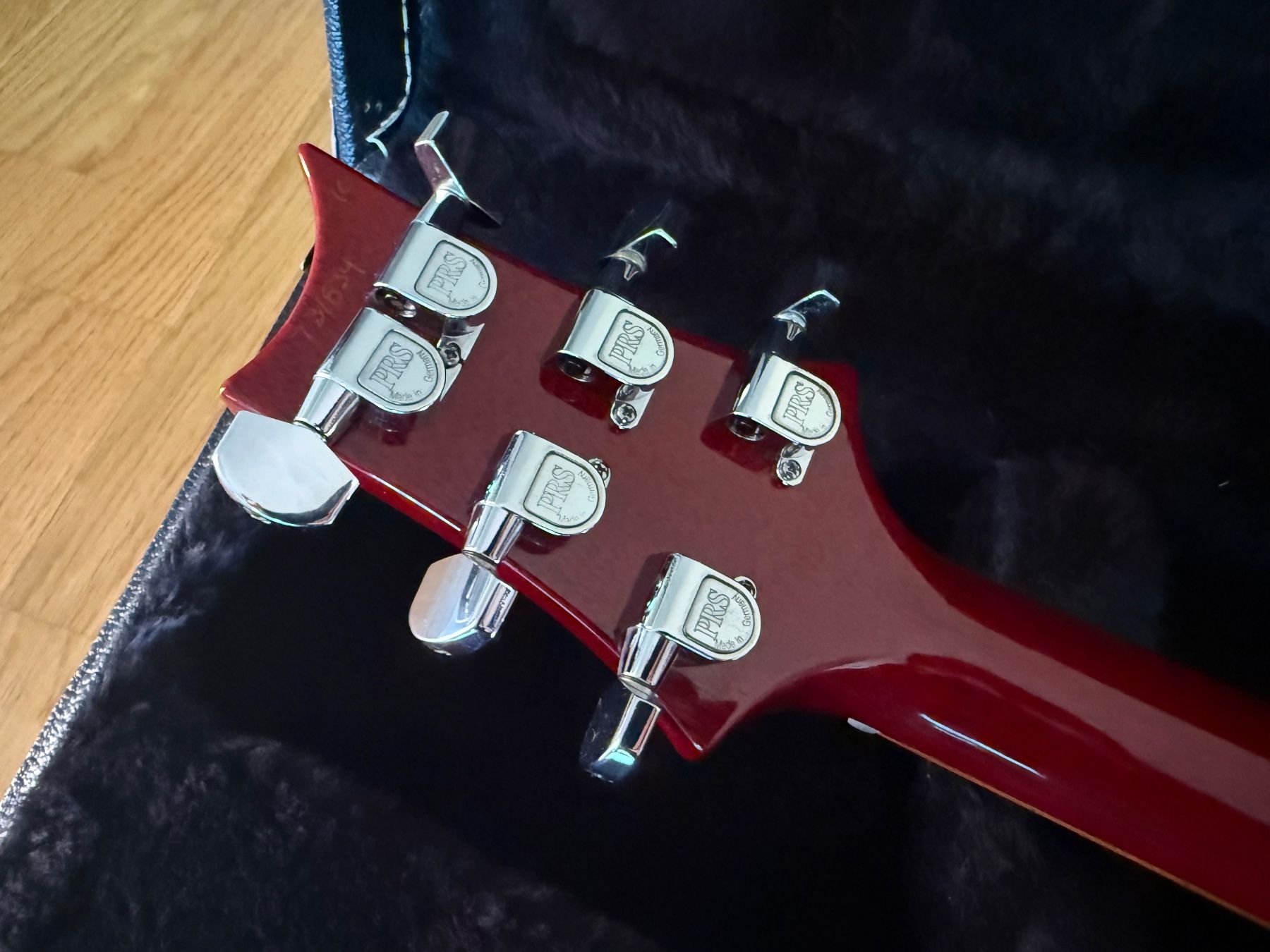 PRS Strumenti musicali: PRS Custom 24 10-top 1997 Scarlet Red (3.6kg) – Usato da Düdingen venduto da ChrisSpareShelf 8