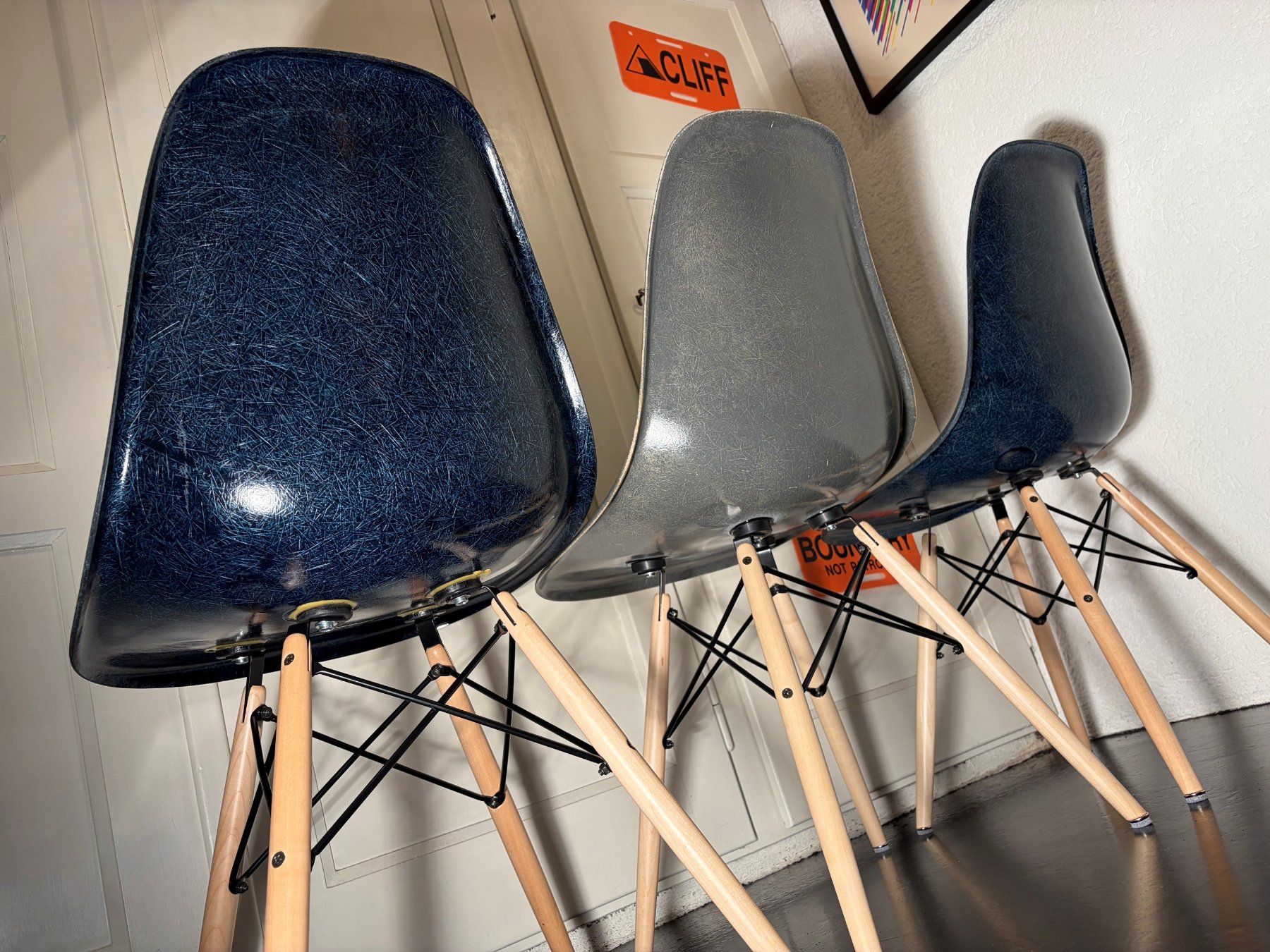 Eames Sedie: Sommer-Knaller! 3x Eames Vitra. Herman Miller Side Chairs – Usato da Liebefeld venduto da Dr.Eames 4