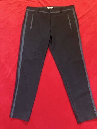 Vince Damenhose, schwarz mit Streifen, Grösse 8, Top!