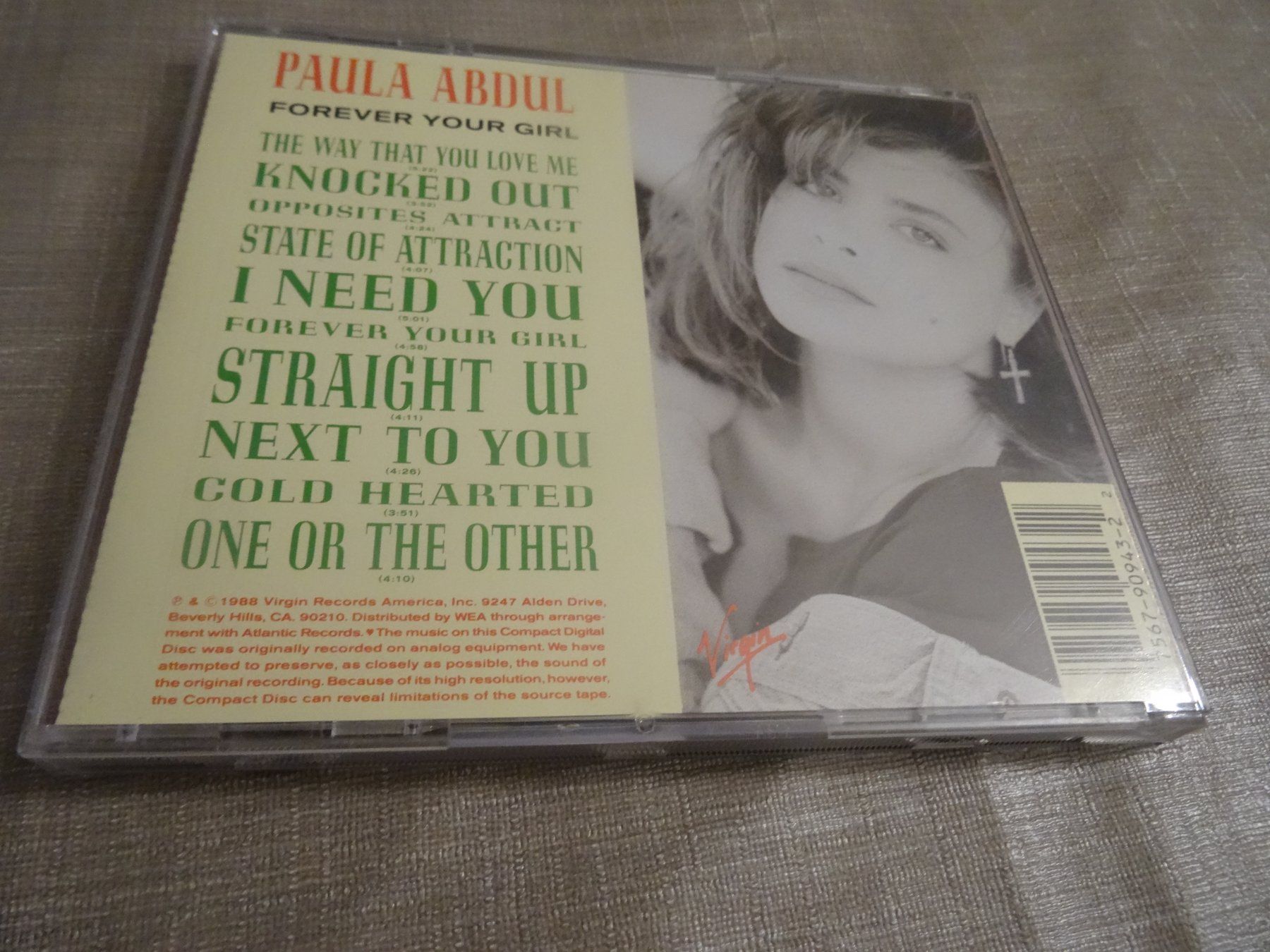 CD: Paula Abdul - Forever Your Girl CD – Usato da Olten venduto da Disc-Ausverkauf 1
