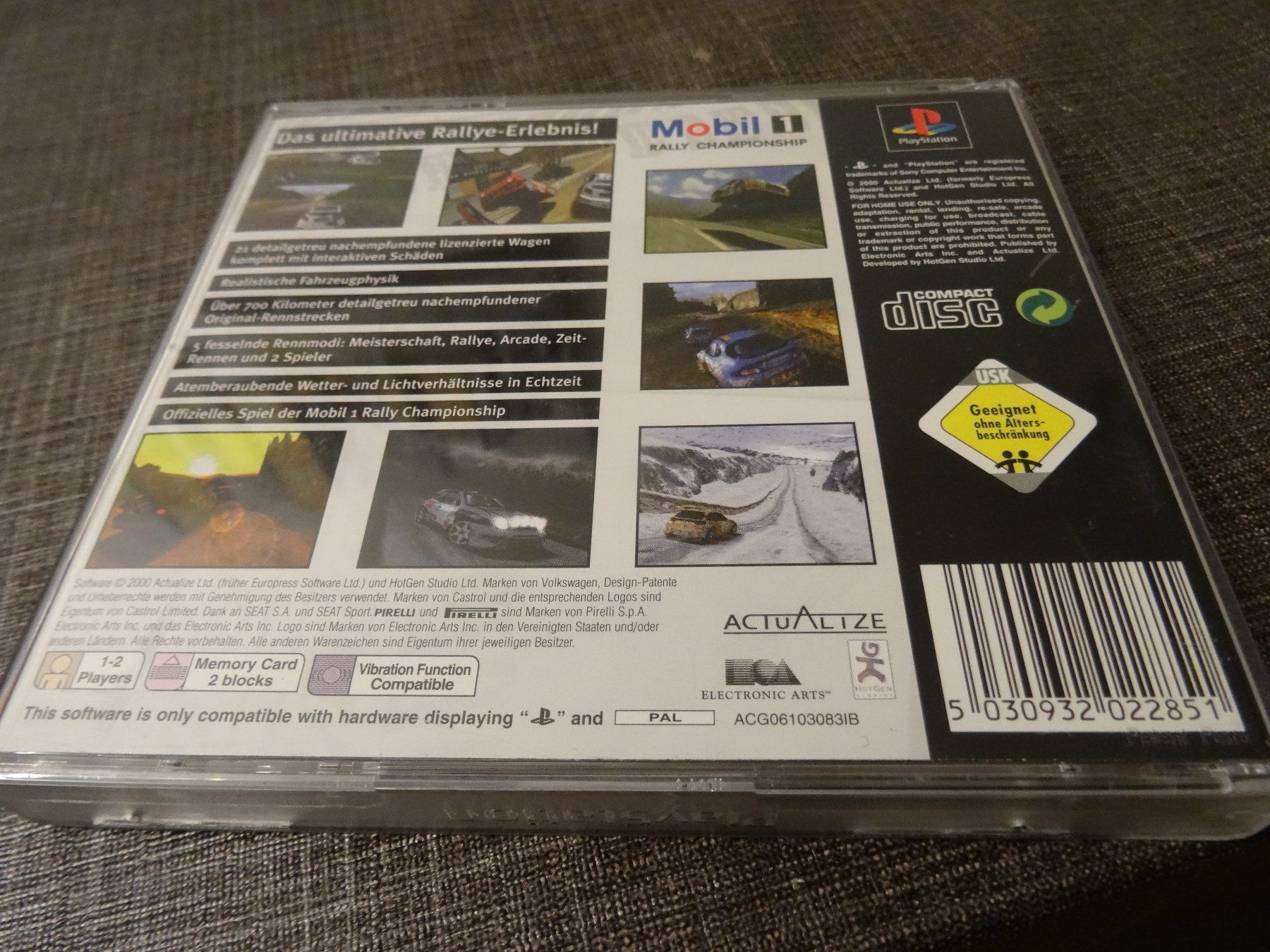 Sony Spiele: Mobil 1 Rally Championship PS1 – Gebraucht aus Olten von Disc-Ausverkauf 2