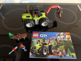 LEGO City Forsttraktor 60181 mit Anleitung gebraucht