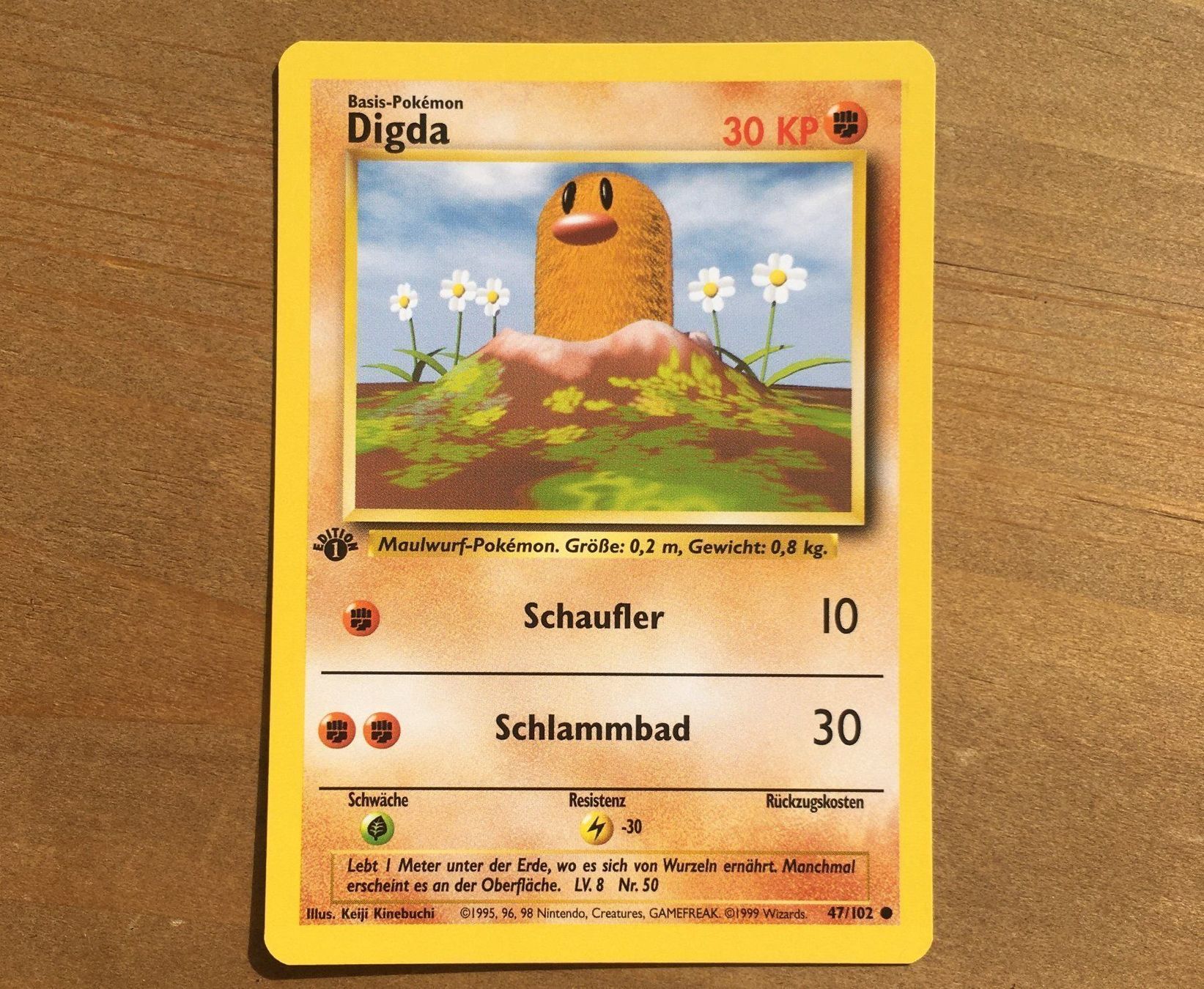 Pokémon Carte collezionabili: Digda Basis Set 1.Edition 47/102 Deutsch – Usato da Dornach venduto da Deco89