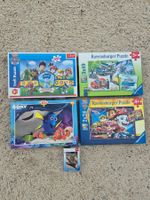 Diverse Puzzles, 24-63 Teile, 4+ und 5+, alle vollständig