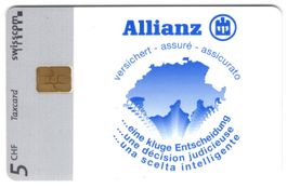 Allianz Versicheung - seltene Chip Firmen Taxcard