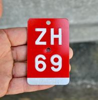 Velonummer ZH von 1969 - Zürich