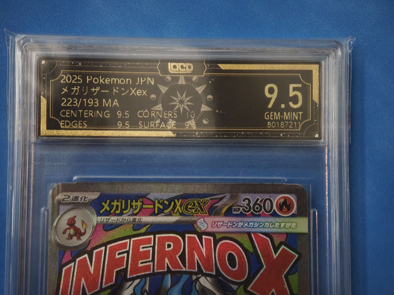 Pokémon Carte collezionabili: OCD 9.5 Gem Mint Mega Charizard X EX 223/193 MA – Nuovo (secondo la descrizione) da Bergdietikon venduto da Marshmallowa 2