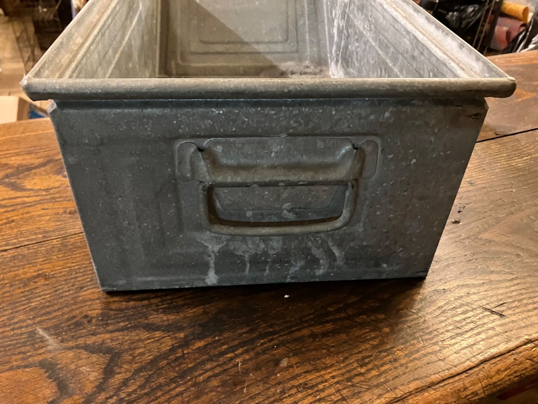Casse di trasporto: Lagerbox Metall – Usato da Goldau venduto da Taburettli_Brocante 3