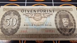 Ungarische Banknote 50 Forint, 1980, Top Zustand!