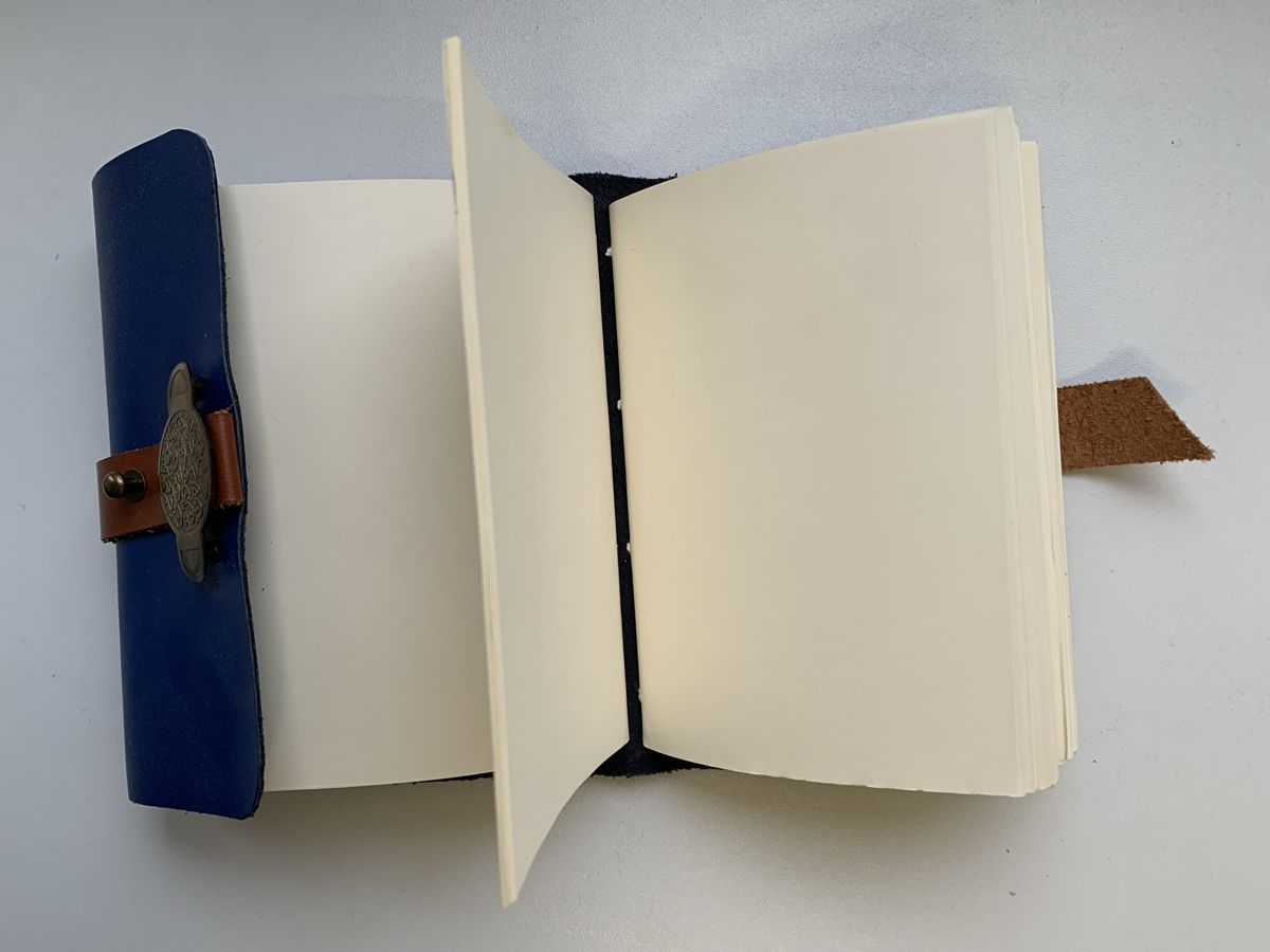 Libri: Handmade Leder Diary | Notizbuch | Büchlein | Blau – Nuovo (secondo la descrizione) da Zürich venduto da sbe_nk88 1