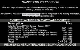 HYROX Doubles Men Tickets Genf / Genève (Friday)
