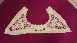 Col antique brodé à la main pour blouse costume Tracht