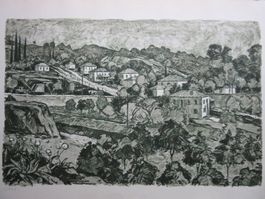 DIGGELMANN ALEX WALTER  3 ER SERIE LITHOGRAPHIEN SIGNIERT NU