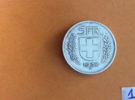5 francs 1932  Jolie