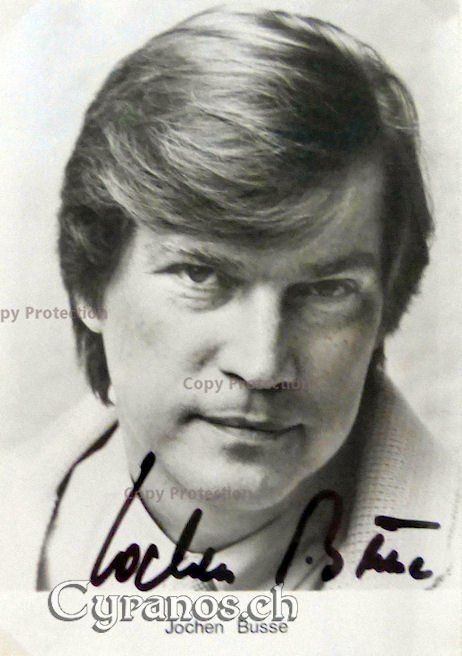 Autografi: Jochen Busse (1941) Schauspieler - Autogramm – Usato da Dietikon venduto da cyranos.ch