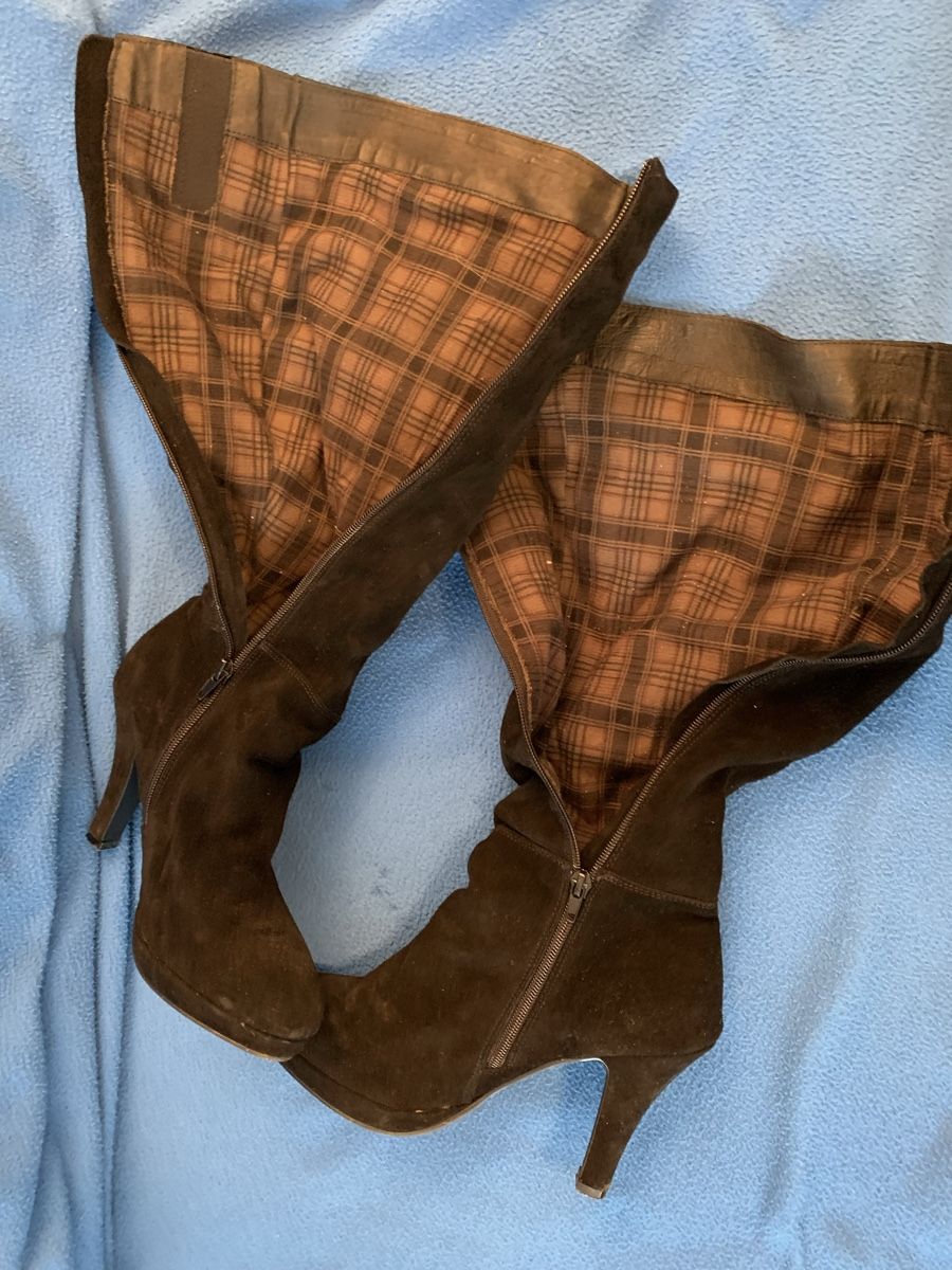 Scarpe da donna: Braune Wildleder Stiefel, Gr. 39 – Usato da Wila venduto da Rosenkohl05 2