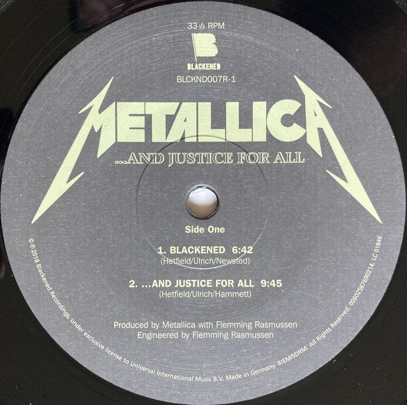 Dischi in vinile: METALLICA - ... AND JUSTICE FOR ALL – Nuovo e nell'imballaggio originale da Bottens venduto da hotter-than-hell 2