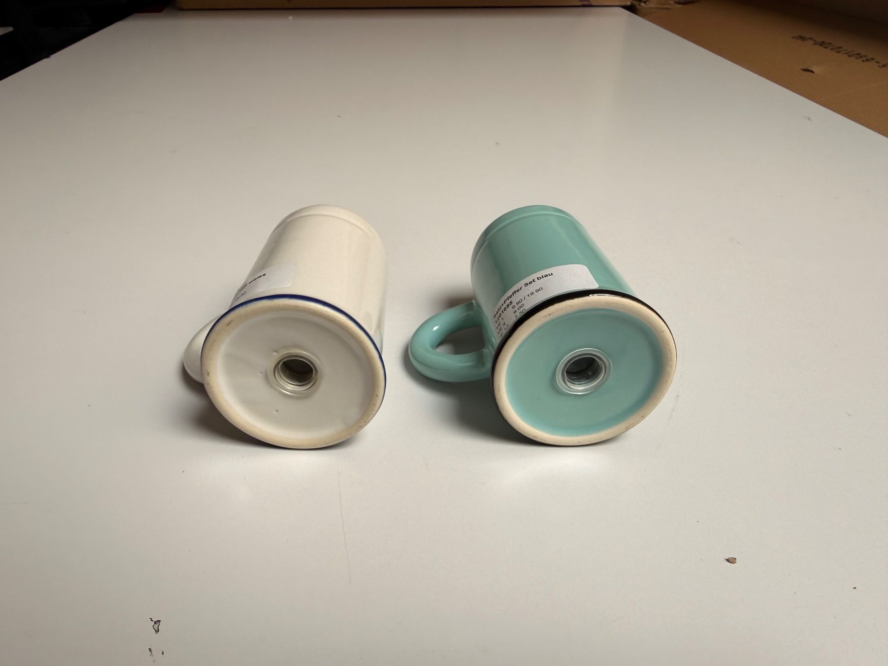 Küchengeräte: Salz Pfeffer Set weiss und blau – Neu (gemäss Beschreibung) aus Zug von isdach 2