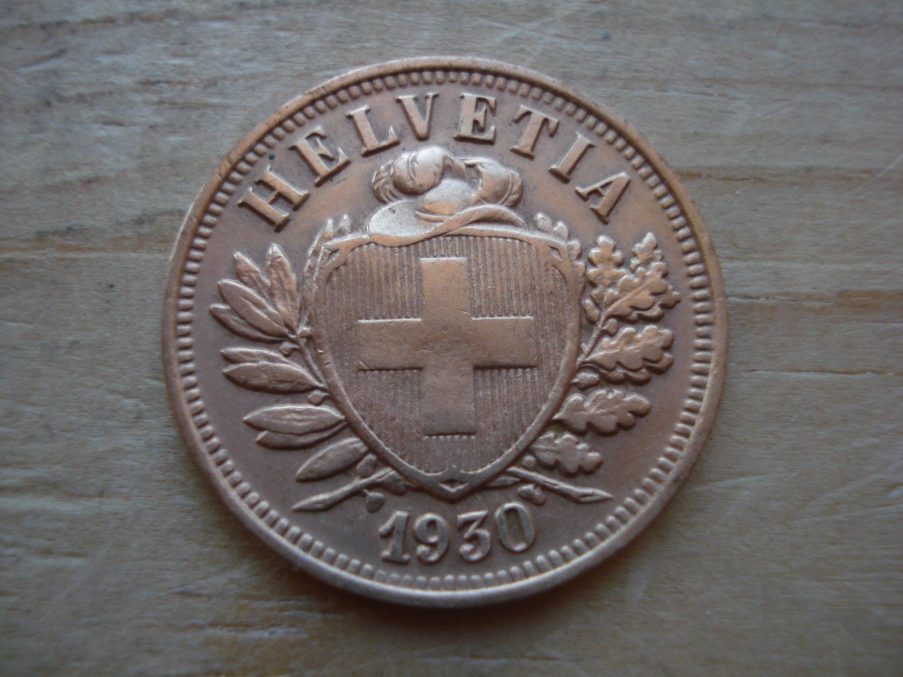 Tutti le monete: (M1) 2 Rappen 1930  VZ – Usato da Erlach venduto da Net-Coins