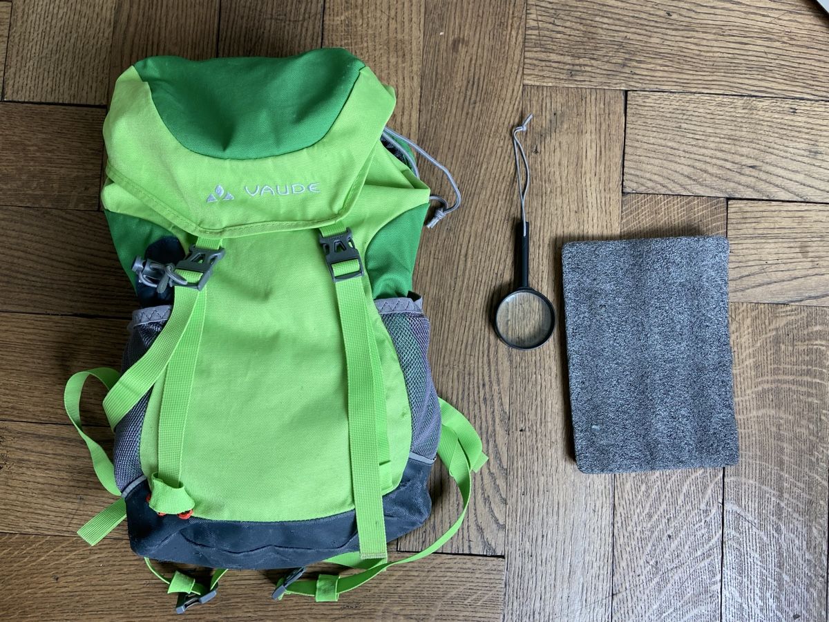 Vaude Borse & Zaini: Vaude Puck 14 Kinderrucksack, Grün – Usato da Basel venduto da clara16 1