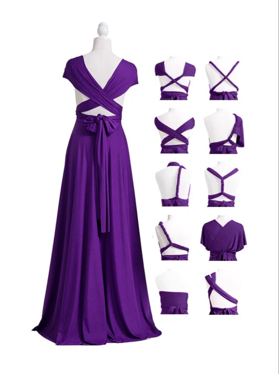 Vestiti: Lila Multiway Infinity-Kleid – Nuovo (secondo la descrizione) da Bern venduto da rah_8grz 1