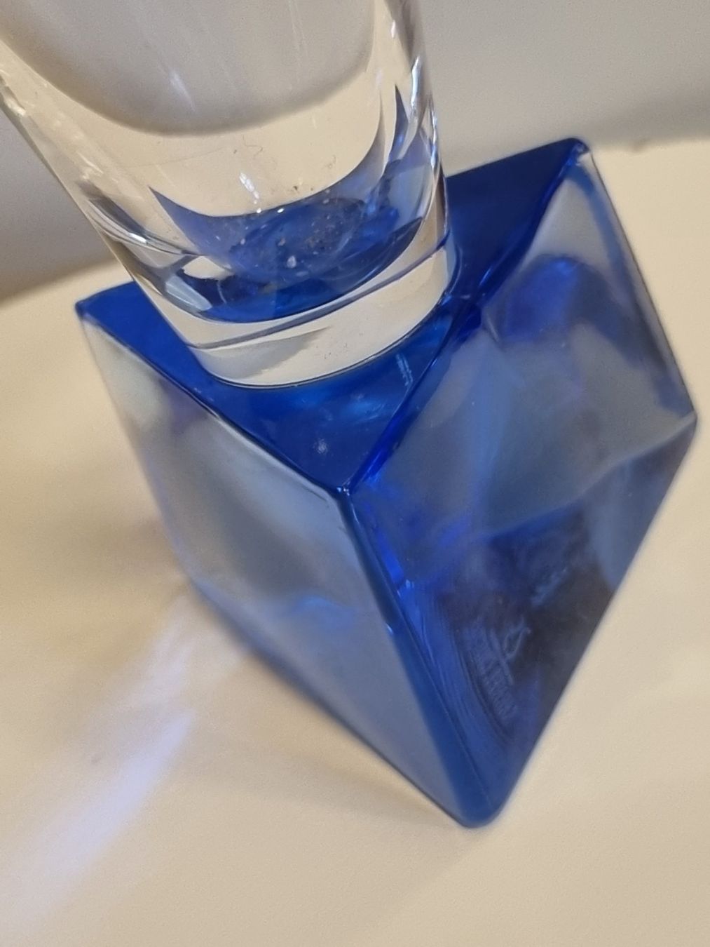 Bicchieri: Design Glasbecher Sarner Kristall blau 11cm – Usato da Scharnachtal venduto da devin03