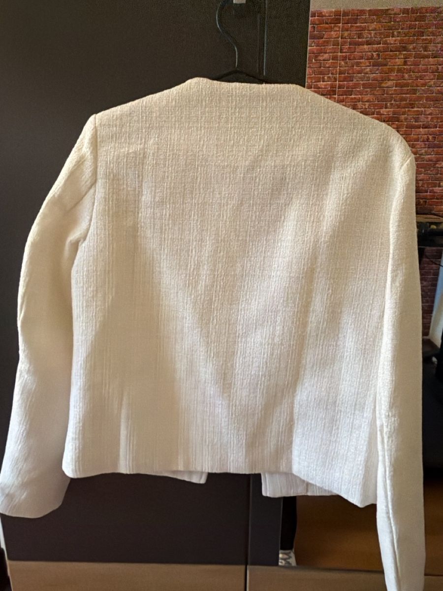 Giacche: White Tweed Jacket with Gold Buttons – Nuovo (secondo la descrizione) da Hausen AG venduto da nik_9sg2 3
