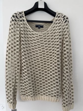 Scapa Sports Cream Knit Sweater - Size M - Great Value!