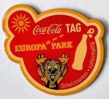 Coca-Cola Pin Europapark Coca-Cola Tag - sehr rar