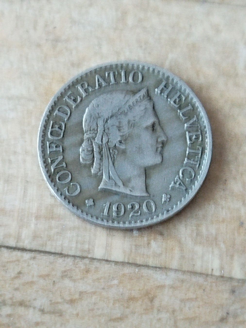 Tutti le monete: pièce 10 centimes 1920 – Usato da Châtel St Denis venduto da Magil71