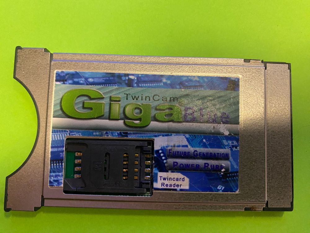 GigaBlue Twin CAM CI-Modul für HD+ HD01/HD02/Sky S02/V13, OR (Gebraucht ...
