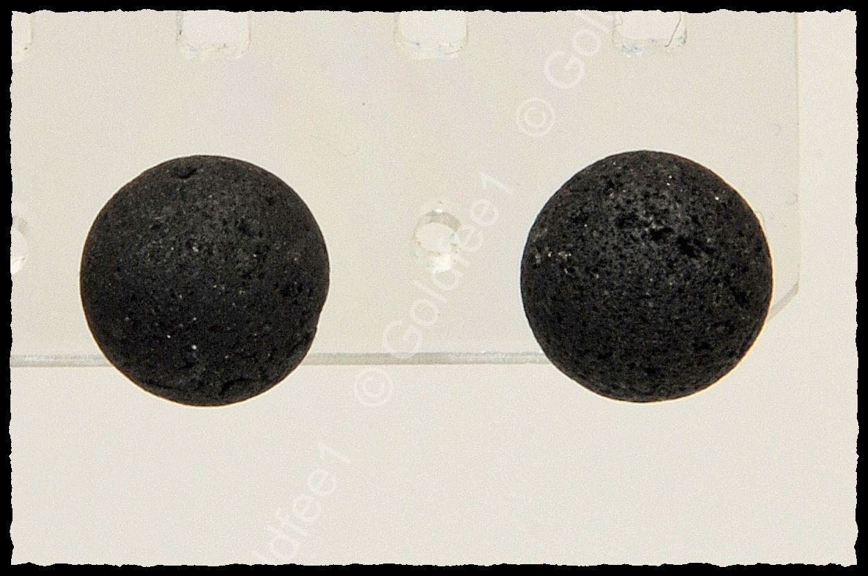 Orecchini pendenti & Orecchini a lobo: Lava Stein Ohrstecker 925 Silber – Nuovo e nell'imballaggio originale da Oberglatt ZH venduto da Goldfee1 1